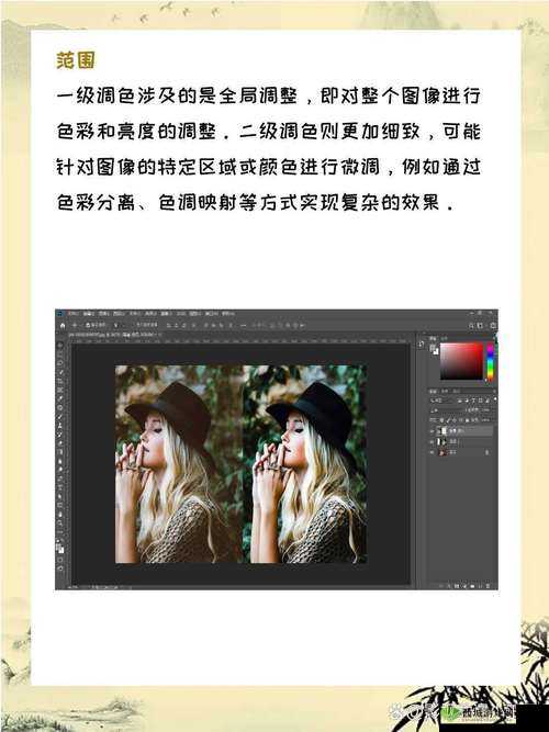PS 一级二级调色大片区别在哪儿:深度解析