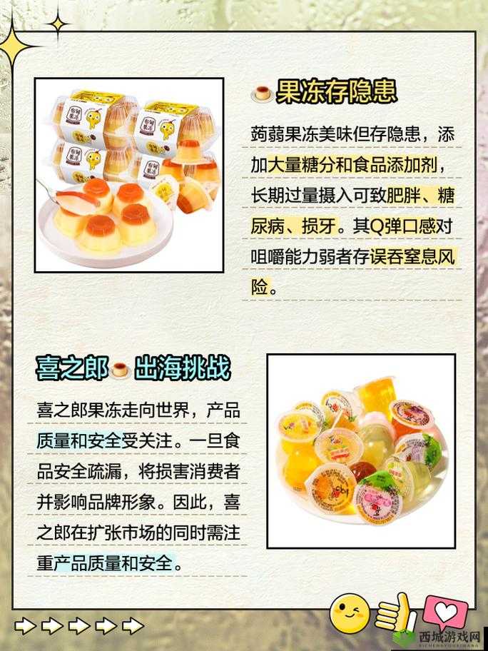:果冻的功效与作用有哪些?全面解析果冻的健康益处与日常食用建议(解析:完整保留关键词果冻的功效与作用,采用问答式结构符合搜索习惯通过全面解析强化信息权威性,延伸健康益处和日常食用建议两个长尾关键词,自然覆盖用户可能搜索的相关需求,总字数34字符合SEO长度要求)